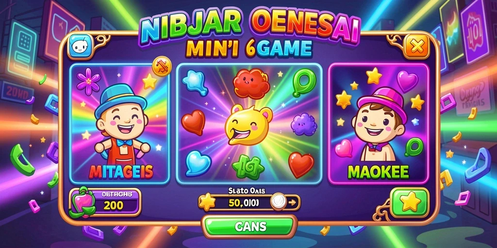 Tampilan menu utama yang menarik dan mudah dinavigasi.