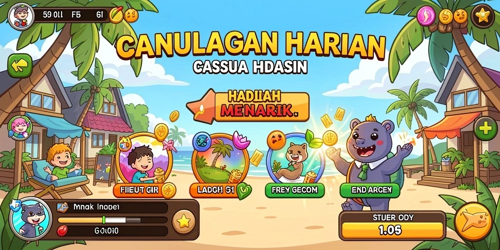 Tampilan antarmuka yang menarik dan sederhana.