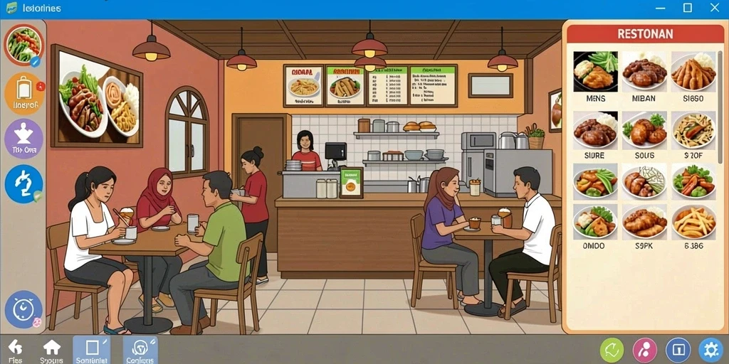 Tampilan antarmuka yang menarik dan user-friendly.