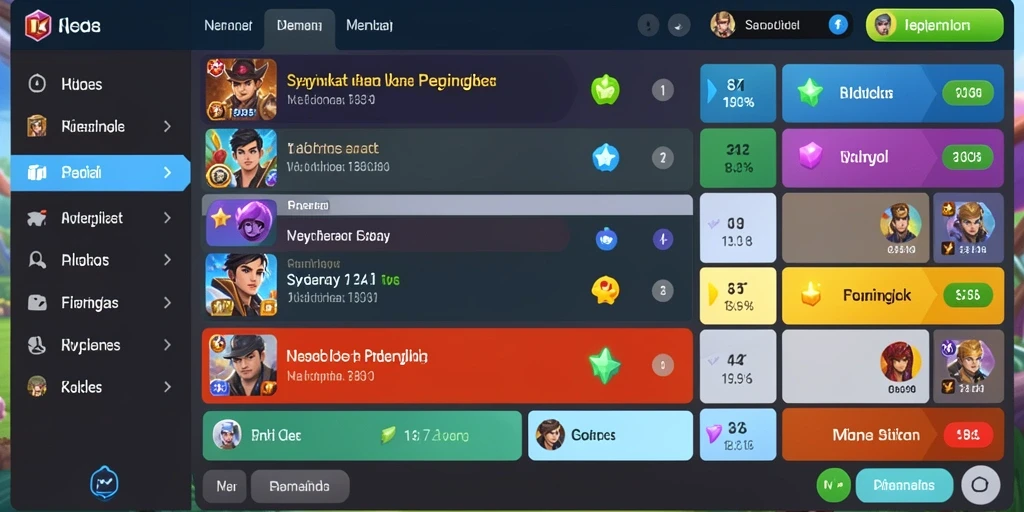 Screenshot menunjukkan antarmuka utama GIGA33 yang menarik.
