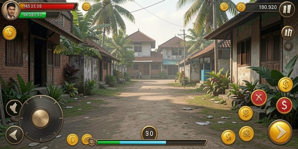 Tangkapan layar menunjukkan gameplay seru di HOT51.