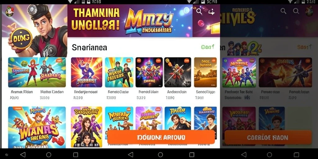 Tampilan menu utama yang intuitif.
