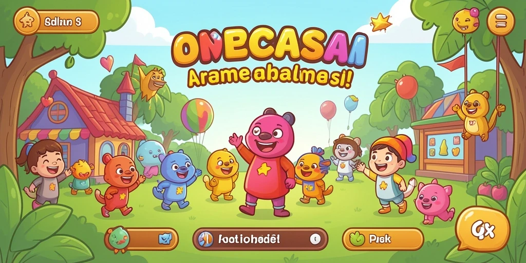 Tampilan awal game MG108 yang menarik.