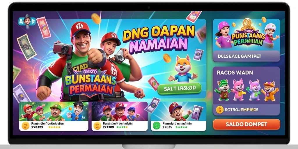 Tampilan utama QQSTAR88 dengan grafis yang memukau.