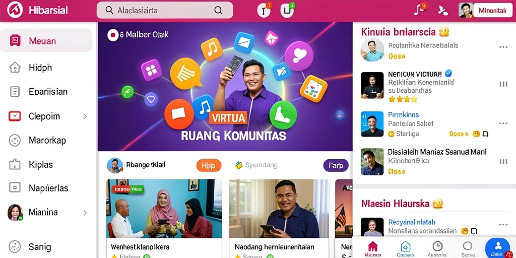 Tampilan antarmuka yang intuitif dan menarik.
