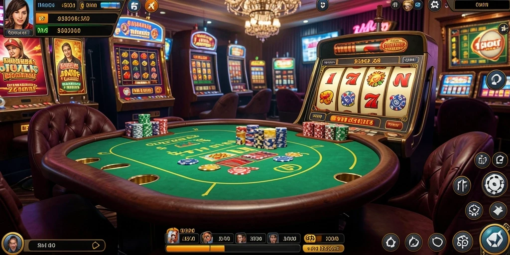 Tampilan utama game SUPERVIP yang menarik.