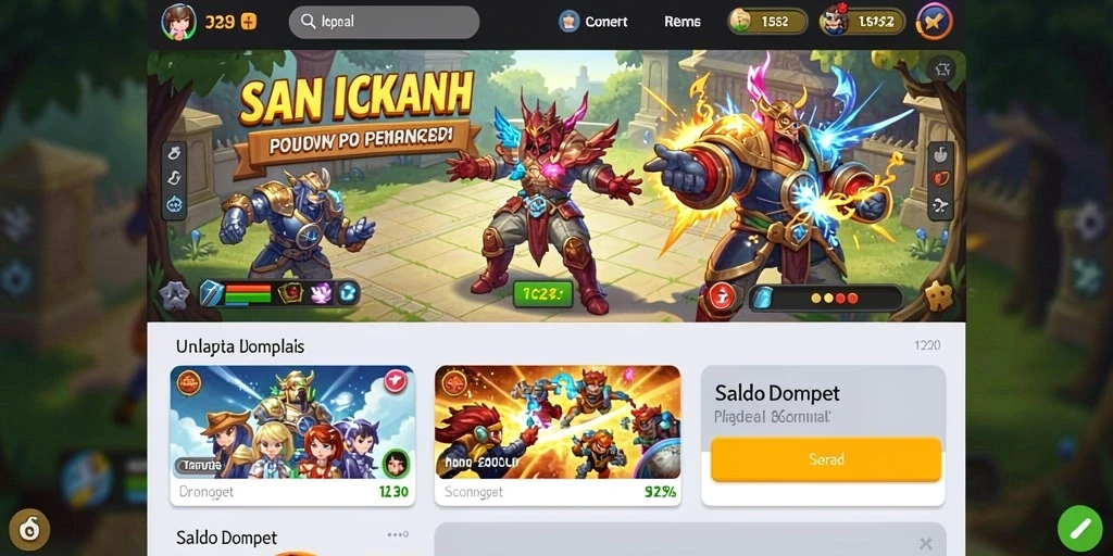 Screenshot menunjukkan antarmuka utama TOBAWIN88 yang menarik.