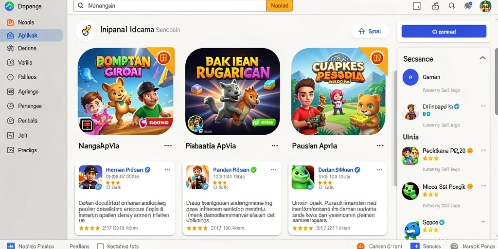 Tampilan grafis yang menarik dan modern.
