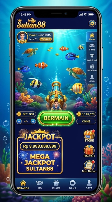 Cuplikan layar menu unduhan sultan88 untuk perangkat Android