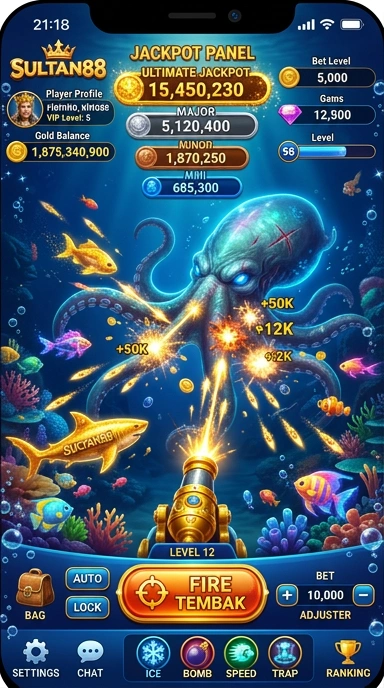 Galeri pratinjau visual sultan88 build APK resmi terbaru
